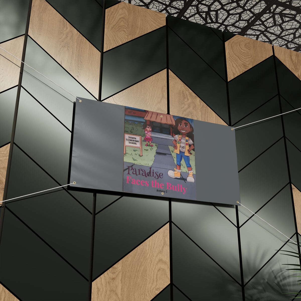 Matte Banner Paradise Faces the Bully