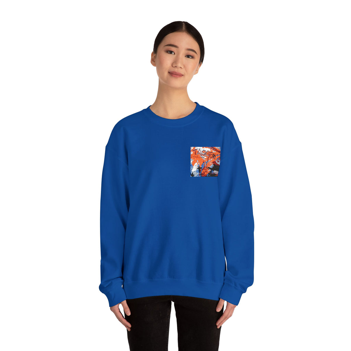 Urban Art Pocket Crewneck Sweatshirt – Tagger Graphic Streetwear for Kids