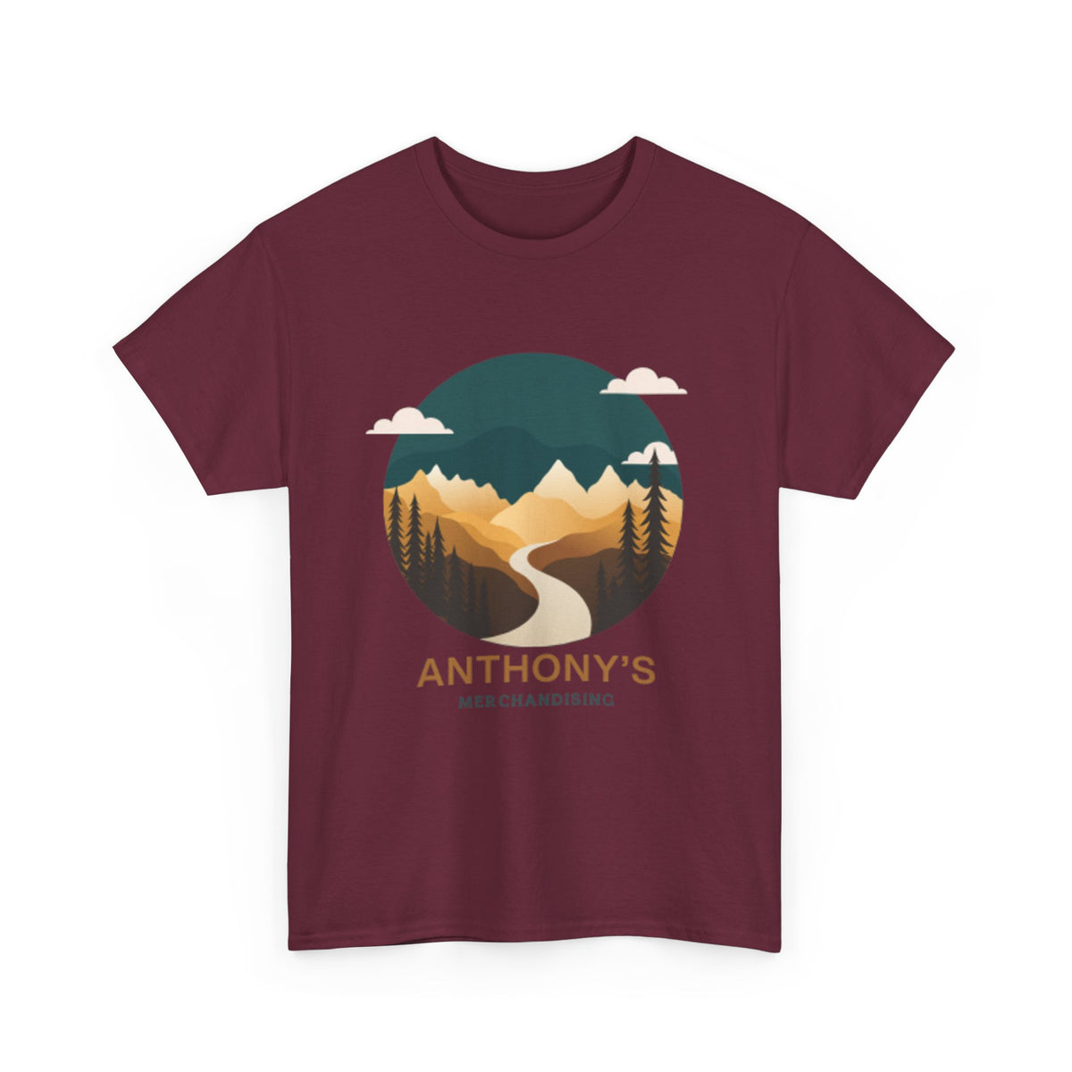 Urban Mountain Graphic Tee for Kids – Inspirational Nature Print T-Shirt