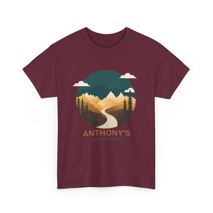 Urban Mountain Graphic Tee for Kids – Inspirational Nature Print T-Shirt
