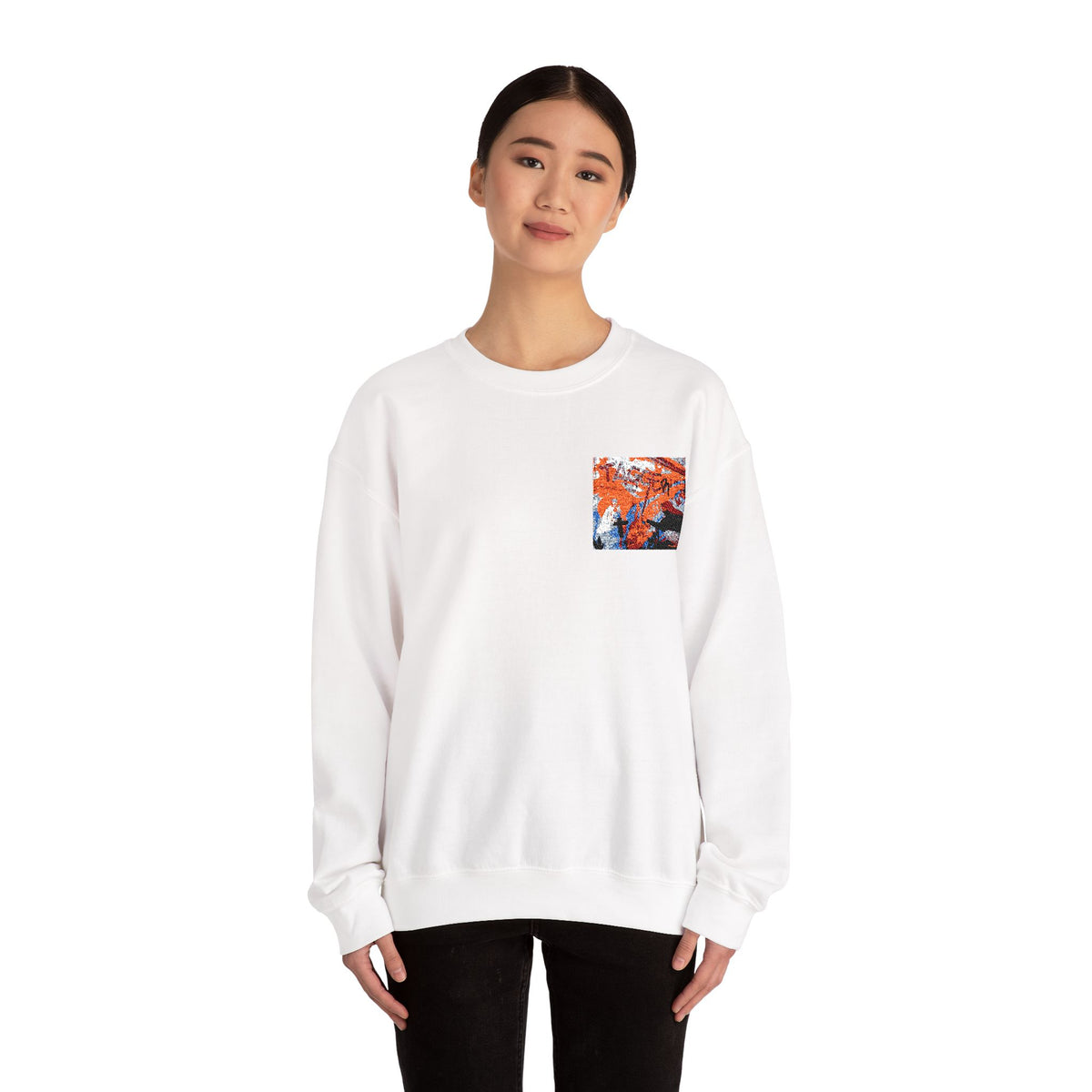 Urban Art Pocket Crewneck Sweatshirt – Tagger Graphic Streetwear for Kids