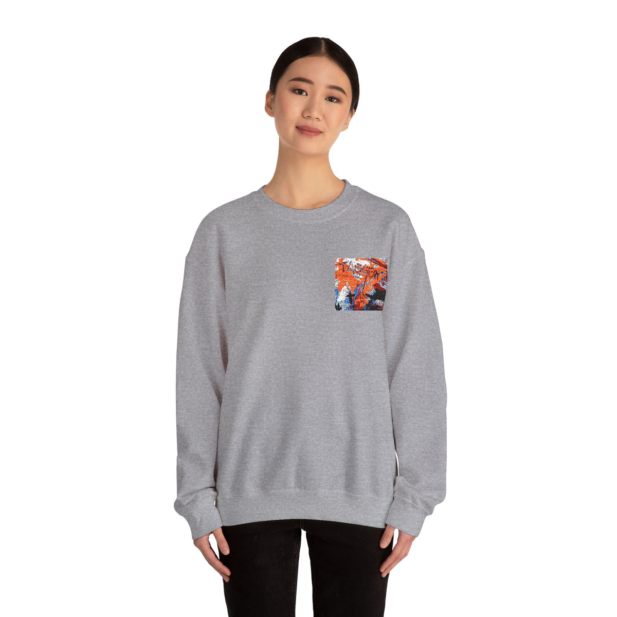 Urban Art Pocket Crewneck Sweatshirt – Tagger Graphic Streetwear for Kids