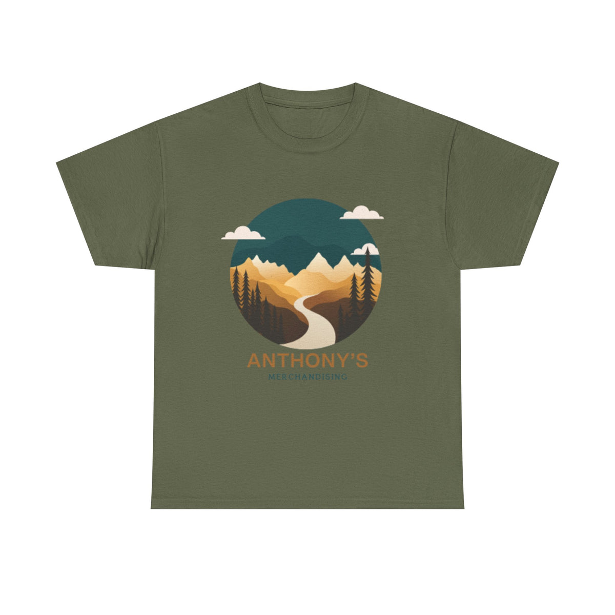 Urban Mountain Graphic Tee for Kids – Inspirational Nature Print T-Shirt