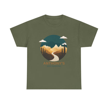 Urban Mountain Graphic Tee for Kids – Inspirational Nature Print T-Shirt