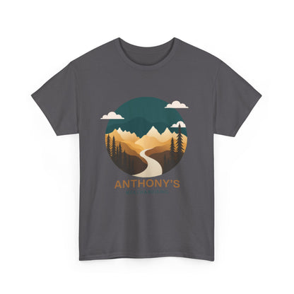 Urban Mountain Graphic Tee for Kids – Inspirational Nature Print T-Shirt
