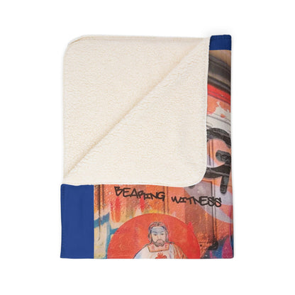 Fleece Sherpa Blanket 'TAGGER' Design