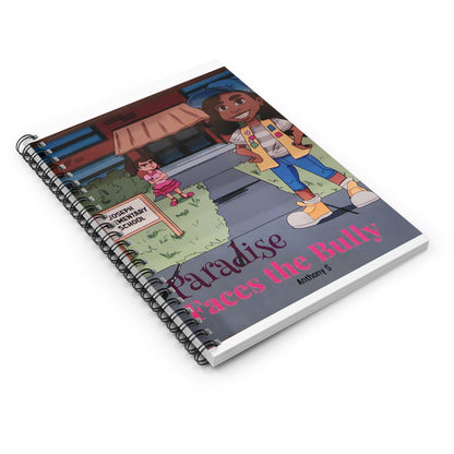 Anti-Bullying Kids Journal – Paradise Faces the Bully Spiral Notebook for Girls
