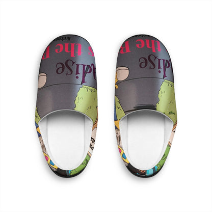 Indoor Slippers Paradise faces the bully