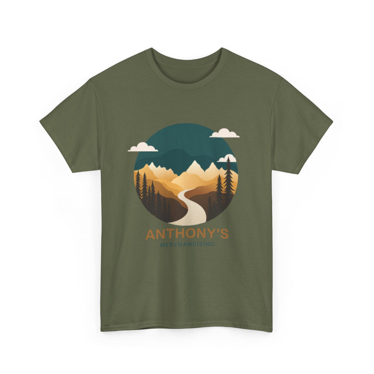 Urban Mountain Graphic Tee for Kids – Inspirational Nature Print T-Shirt