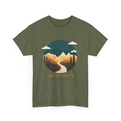 Urban Mountain Graphic Tee for Kids – Inspirational Nature Print T-Shirt