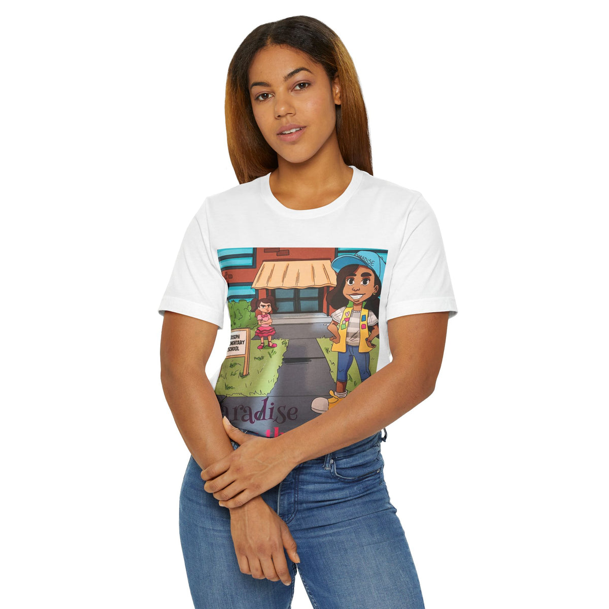 Anti-Bullying Kids Graphic Tee – Paradise Faces the Bully Inspirational T-Shirt
