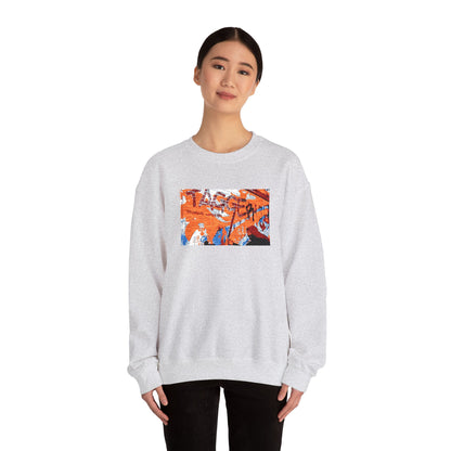 Abstract Art Crewneck Sweatshirt for Kids & Teens – Urban Graphic Streetwear