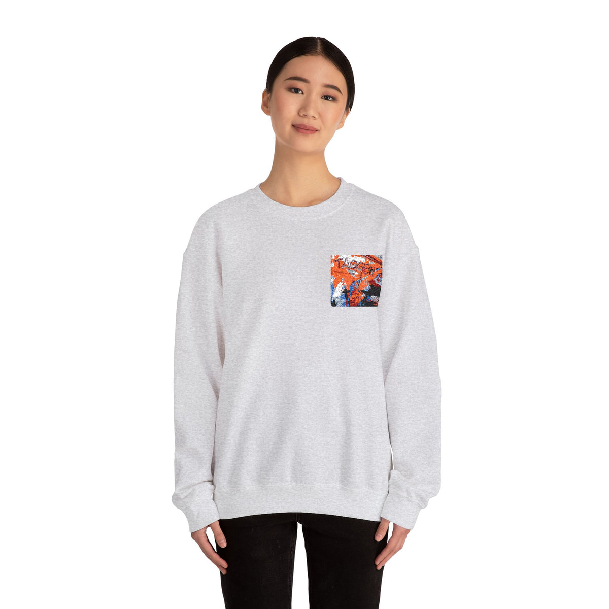 Urban Art Pocket Crewneck Sweatshirt – Tagger Graphic Streetwear for Kids