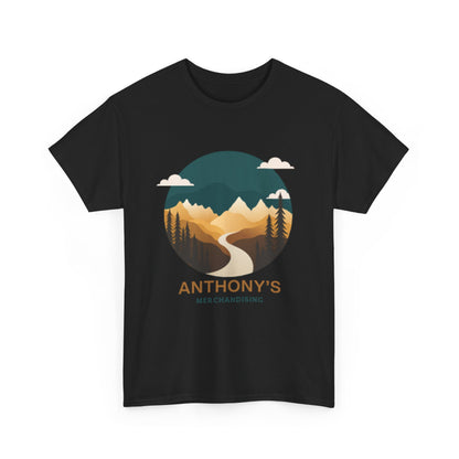 Urban Mountain Graphic Tee for Kids – Inspirational Nature Print T-Shirt