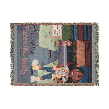 Pixel Art Woven Blanket Faces the bully