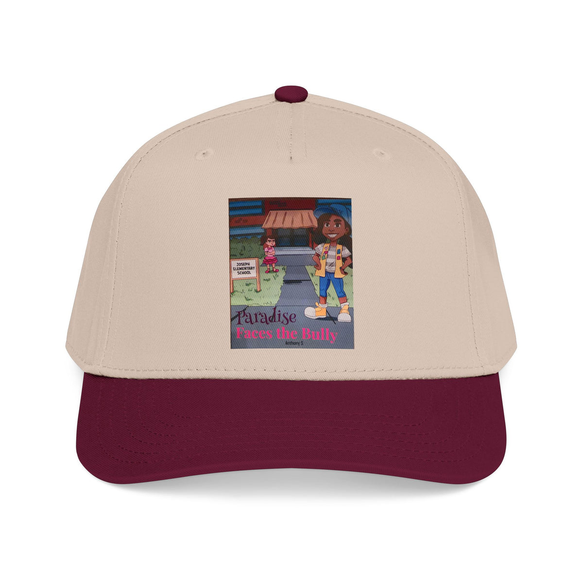 Anti-Bullying Kids Baseball Cap – Paradise Faces the Bully Graphic Hat