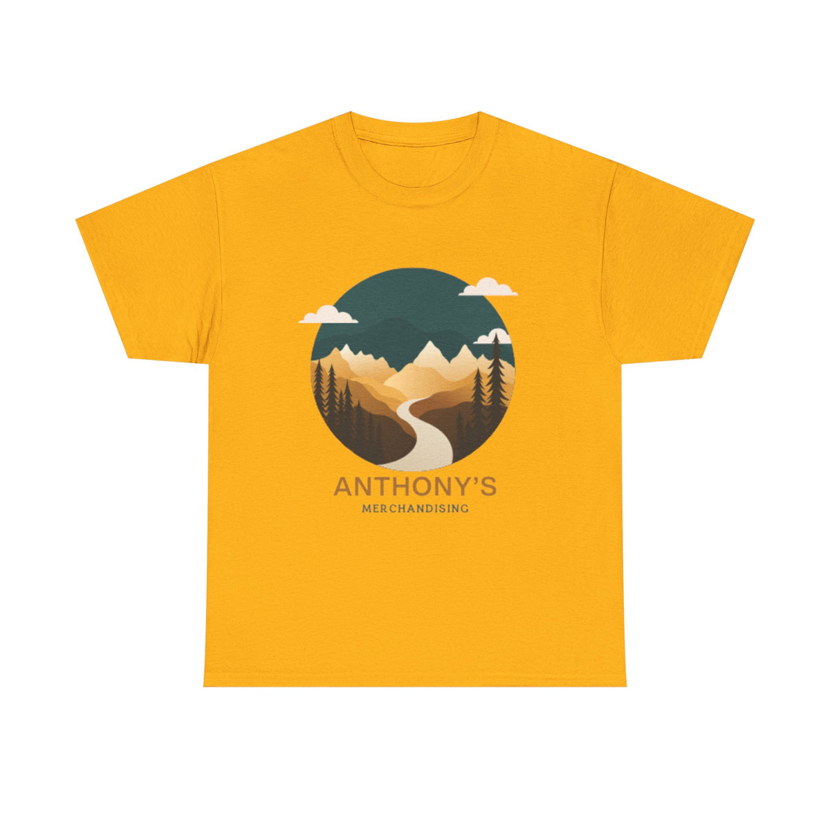 Urban Mountain Graphic Tee for Kids – Inspirational Nature Print T-Shirt