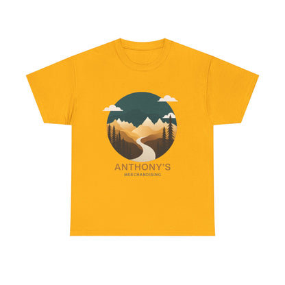 Urban Mountain Graphic Tee for Kids – Inspirational Nature Print T-Shirt