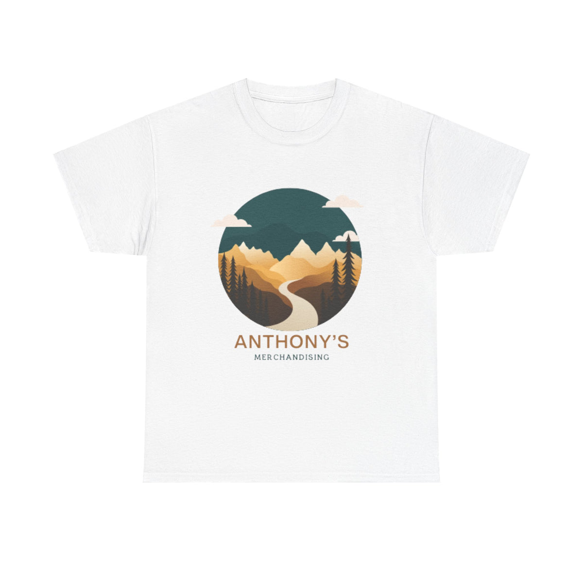 Urban Mountain Graphic Tee for Kids – Inspirational Nature Print T-Shirt