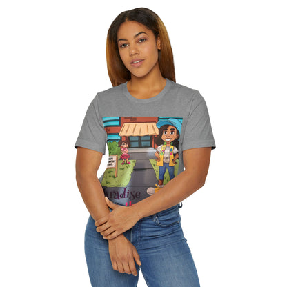 Anti-Bullying Kids Graphic Tee – Paradise Faces the Bully Inspirational T-Shirt