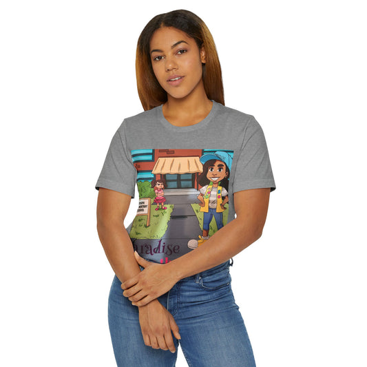 Anti-Bullying Kids Graphic Tee – Paradise Faces the Bully Inspirational T-Shirt