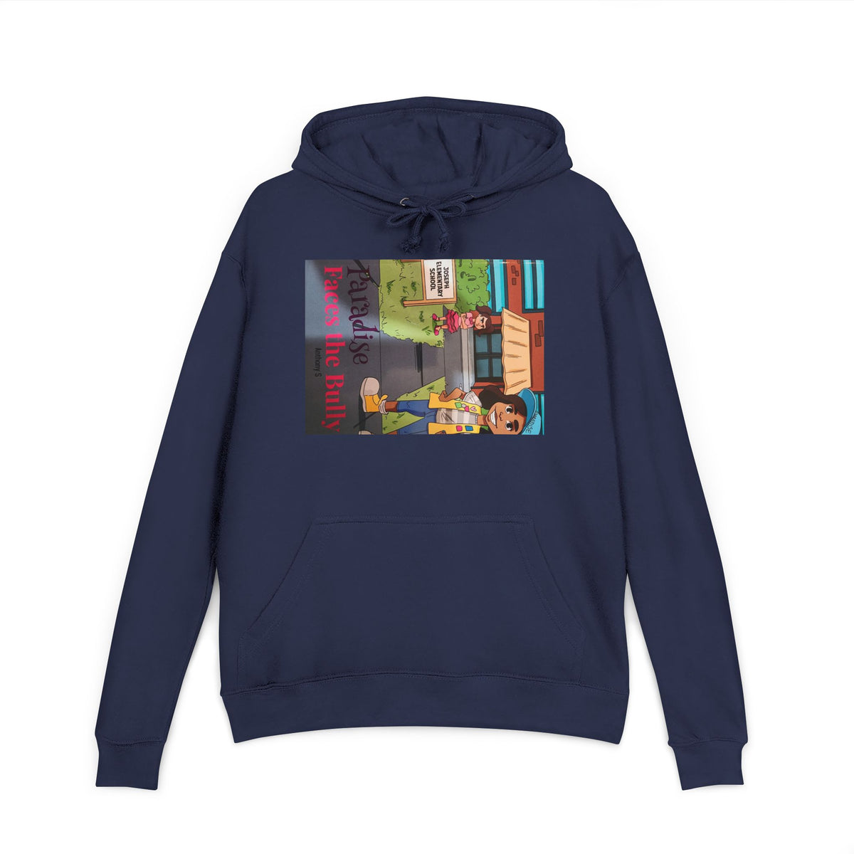 Anti-Bullying Kids Hoodie – Paradise Faces the Bully Storybook Graphic Sweatshirt