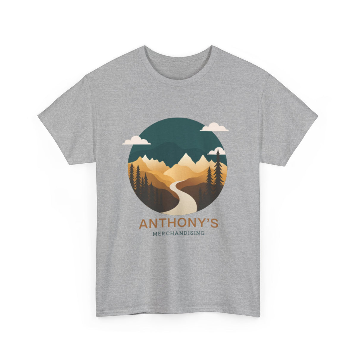 Urban Mountain Graphic Tee for Kids – Inspirational Nature Print T-Shirt