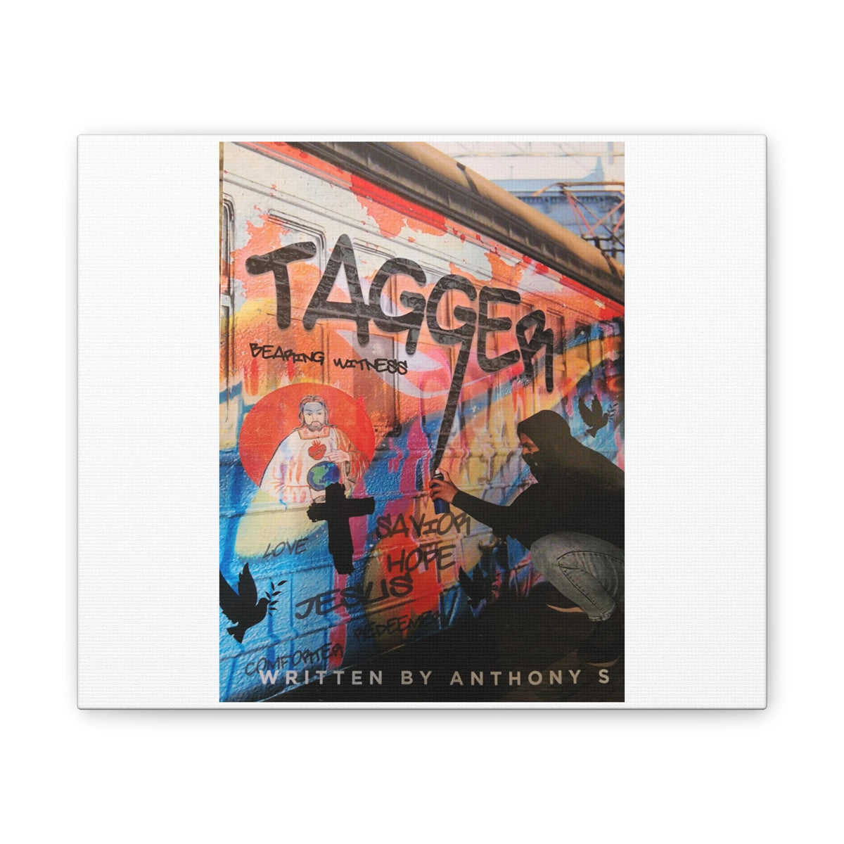 Urban Street Art Graffiti Canvas Wall Poster – Kids Room & Teen Bedroom Decor