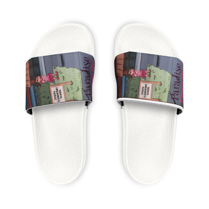 Paradise Graphic Slide Sandals