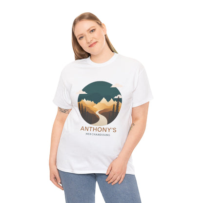 Urban Mountain Graphic Tee for Kids – Inspirational Nature Print T-Shirt