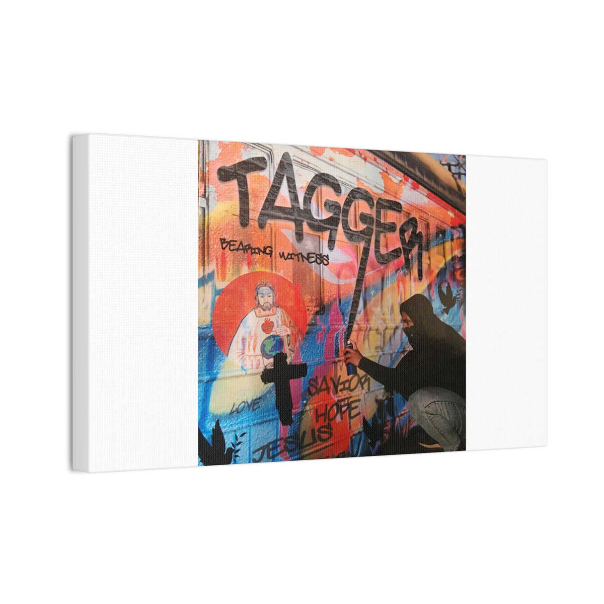 Urban Street Art Graffiti Canvas Wall Poster – Kids Room & Teen Bedroom Decor