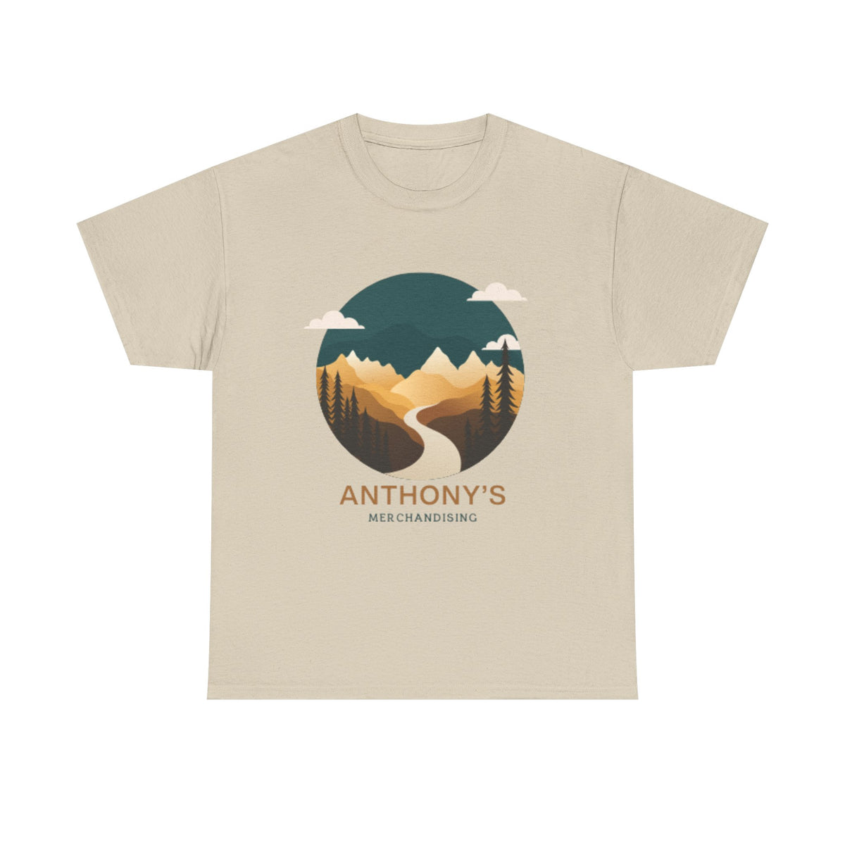 Urban Mountain Graphic Tee for Kids – Inspirational Nature Print T-Shirt