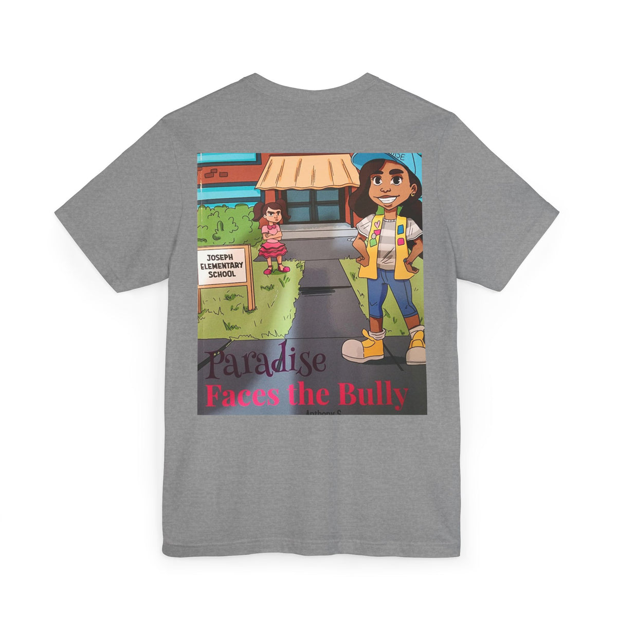 Anti-Bullying Kids Graphic Tee – Paradise Faces the Bully Inspirational T-Shirt