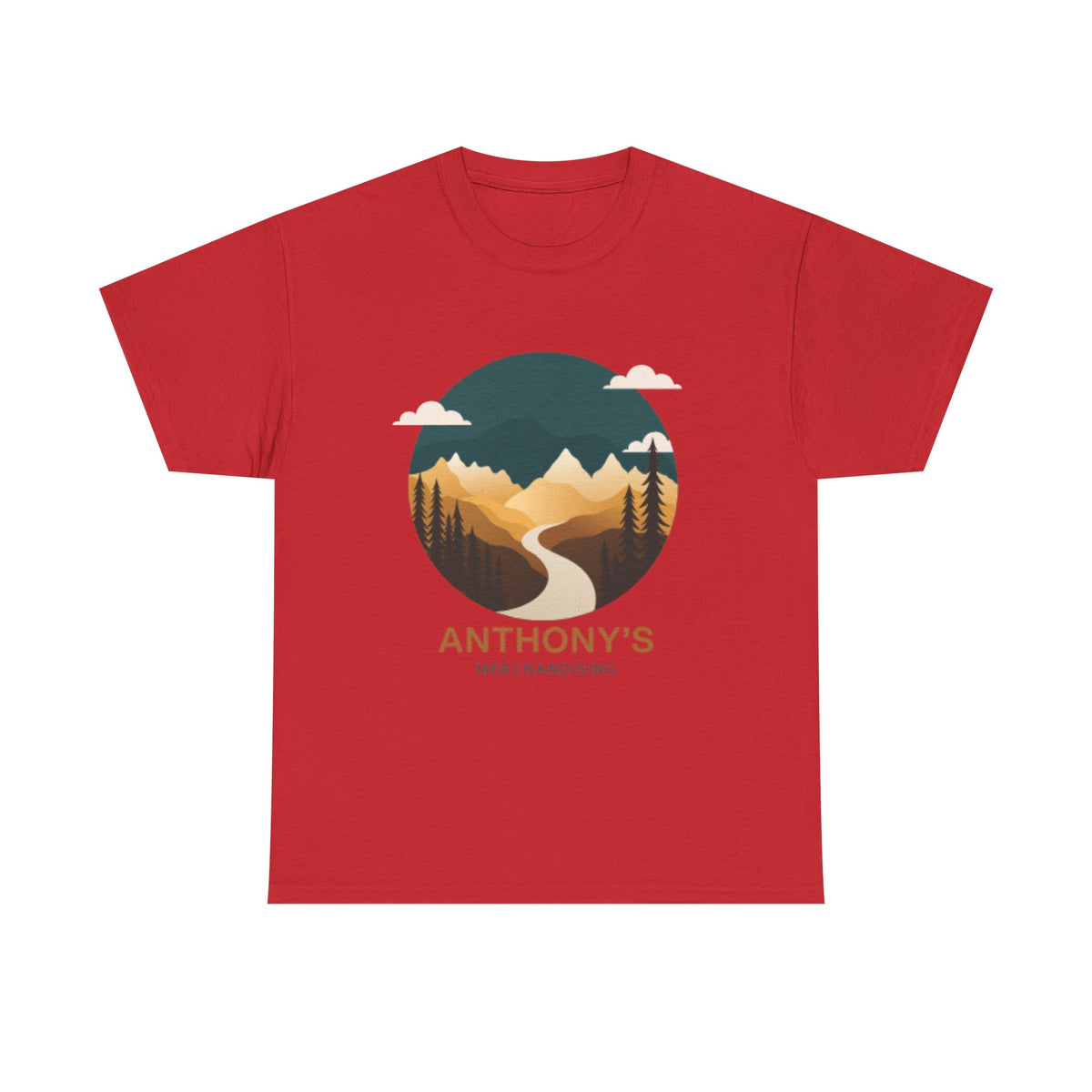 Urban Mountain Graphic Tee for Kids – Inspirational Nature Print T-Shirt