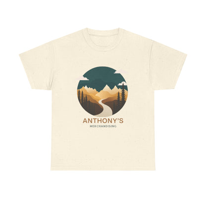Urban Mountain Graphic Tee for Kids – Inspirational Nature Print T-Shirt