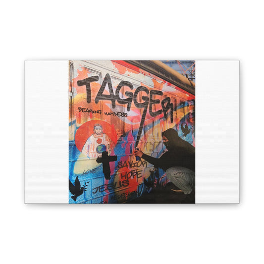 Urban Street Art Graffiti Canvas Wall Poster – Kids Room & Teen Bedroom Decor