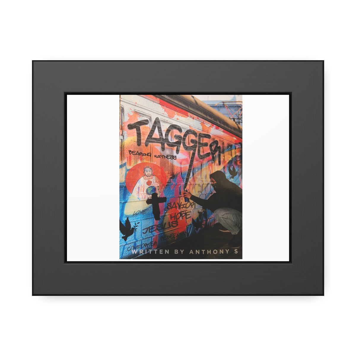 Framed  TAGGER" Street Art Print