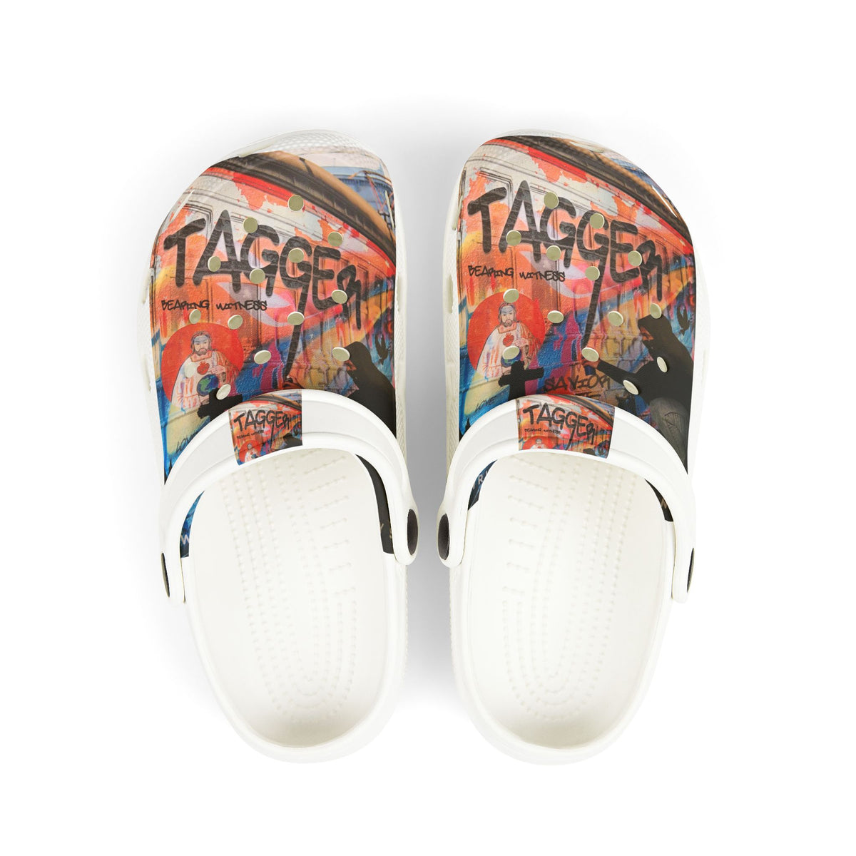 Clogs Graffiti Tagger Print