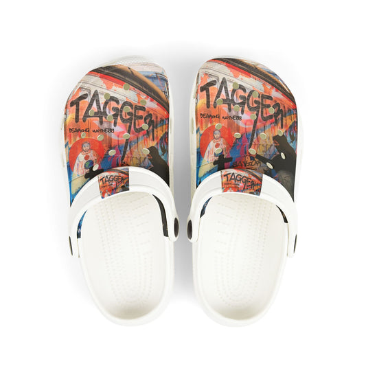 Clogs Graffiti Tagger Print