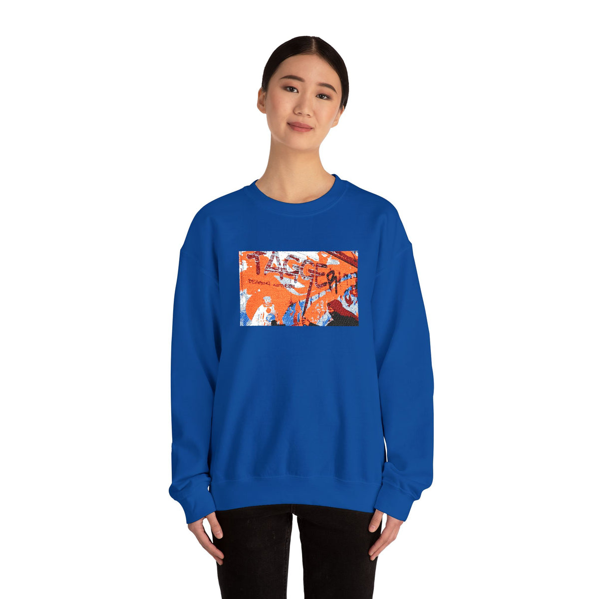 Abstract Art Crewneck Sweatshirt for Kids & Teens – Urban Graphic Streetwear
