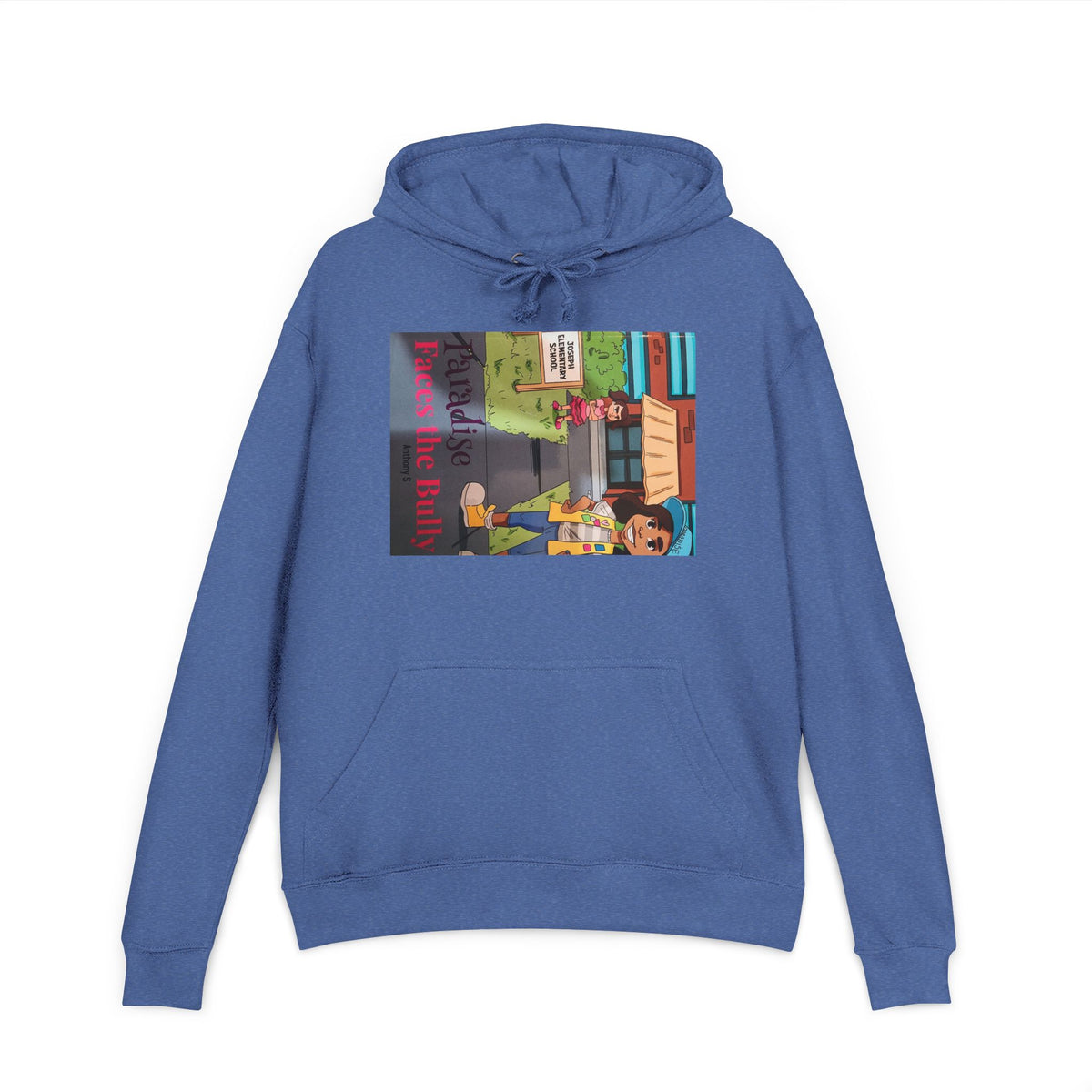 Anti-Bullying Kids Hoodie – Paradise Faces the Bully Storybook Graphic Sweatshirt