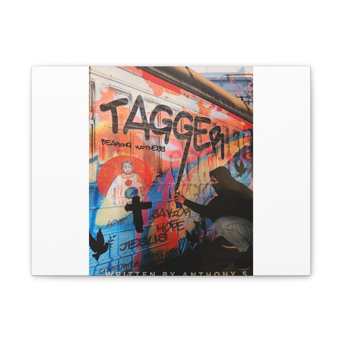 Urban Street Art Graffiti Canvas Wall Poster – Kids Room & Teen Bedroom Decor