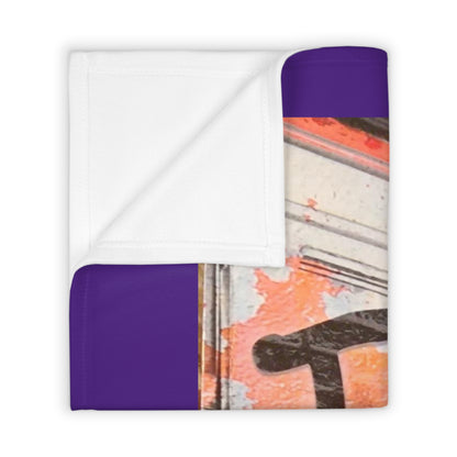 Graffiti Prayer Throw Blanket