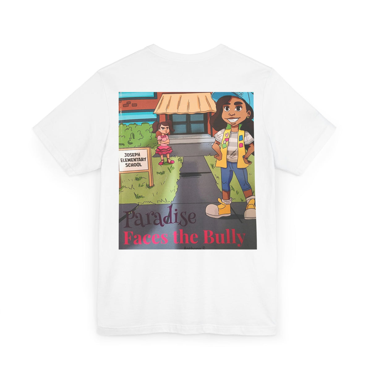 Anti-Bullying Kids Graphic Tee – Paradise Faces the Bully Inspirational T-Shirt
