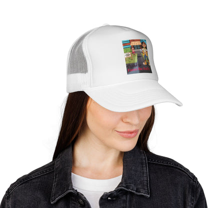 Anti-Bullying Trucker Hat for Kids – Paradise Faces the Bully Character Cap