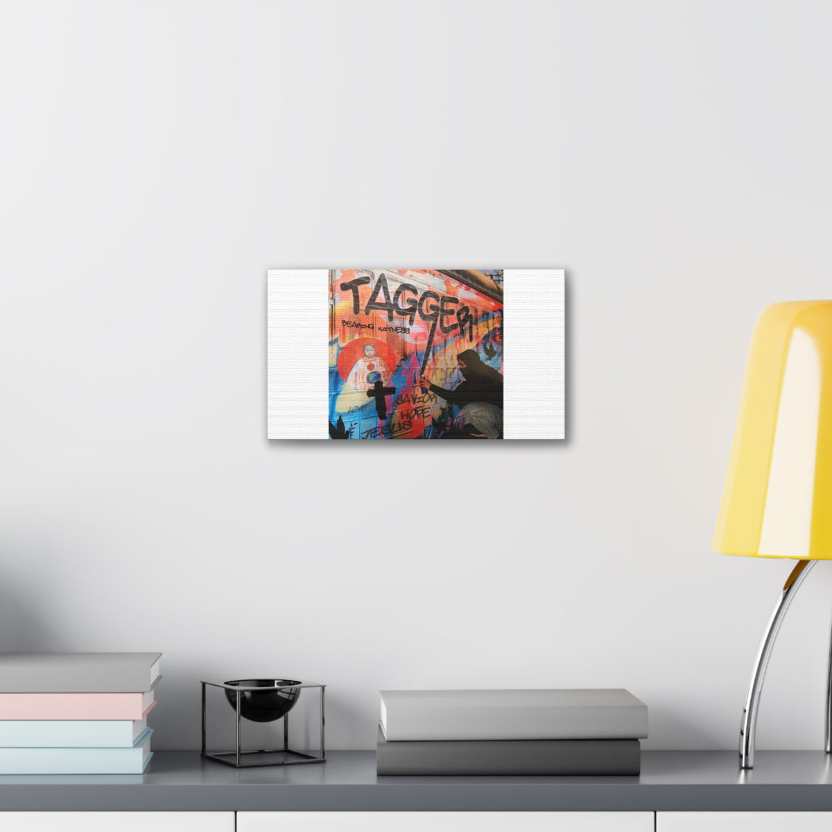 Urban Street Art Graffiti Canvas Wall Poster – Kids Room & Teen Bedroom Decor