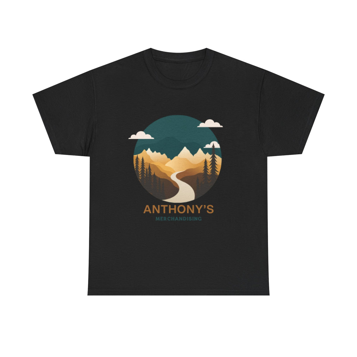 Urban Mountain Graphic Tee for Kids – Inspirational Nature Print T-Shirt