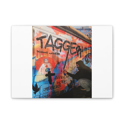 Urban Street Art Graffiti Canvas Wall Poster – Kids Room & Teen Bedroom Decor