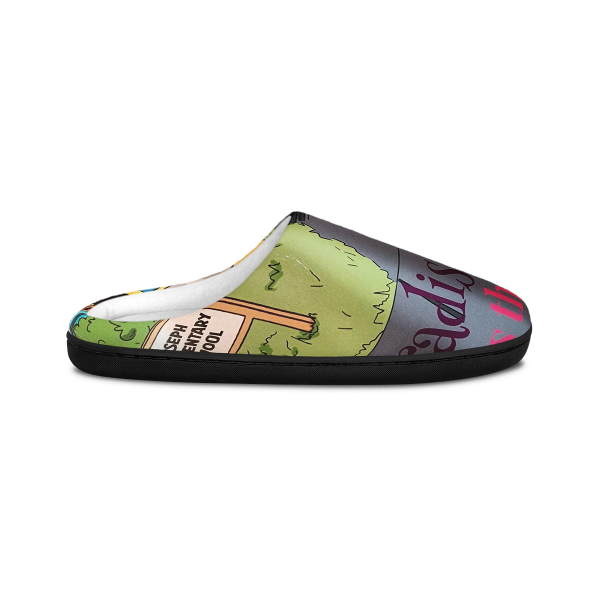 Indoor Slippers Paradise faces the bully