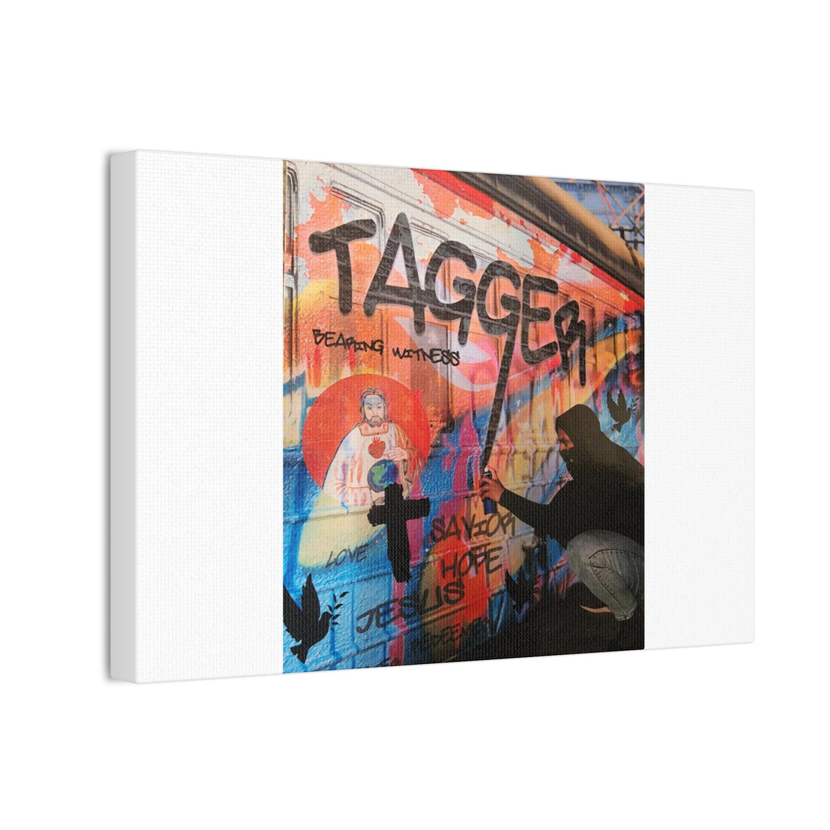 Urban Street Art Graffiti Canvas Wall Poster – Kids Room & Teen Bedroom Decor